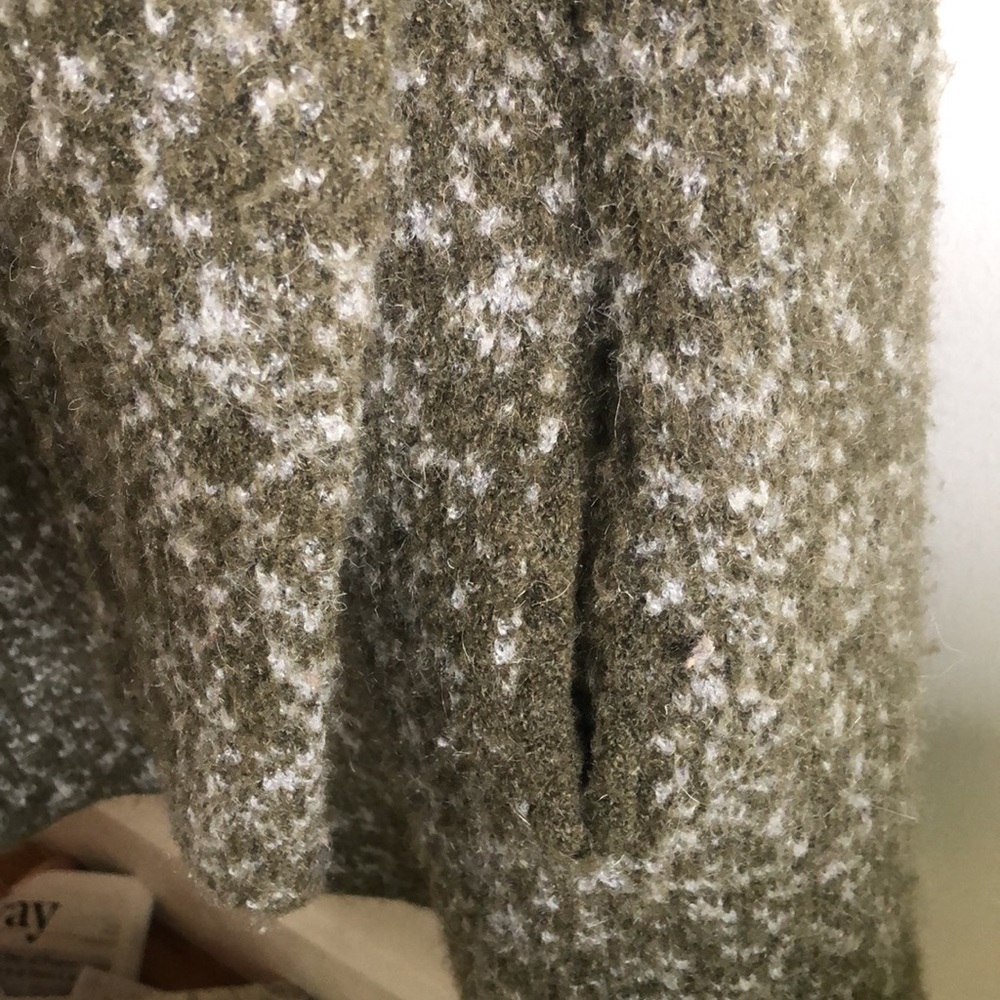 Mia Mia Slim Olive Wool Mix Cardigan SZ Small - Picture 5 of 7